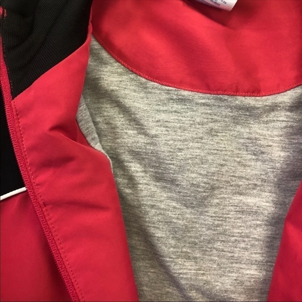 Vintage Reebok Pink and Black Full Zip Jacket Windbreaker Swishy Suit - Picture 7 of 9